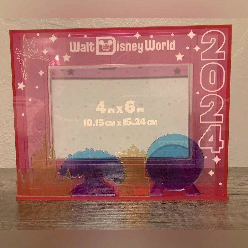 2024 WDW Pink Picture Frame- 4x6
